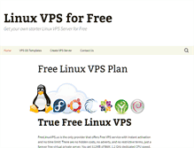 Tablet Screenshot of freelinuxvps.us